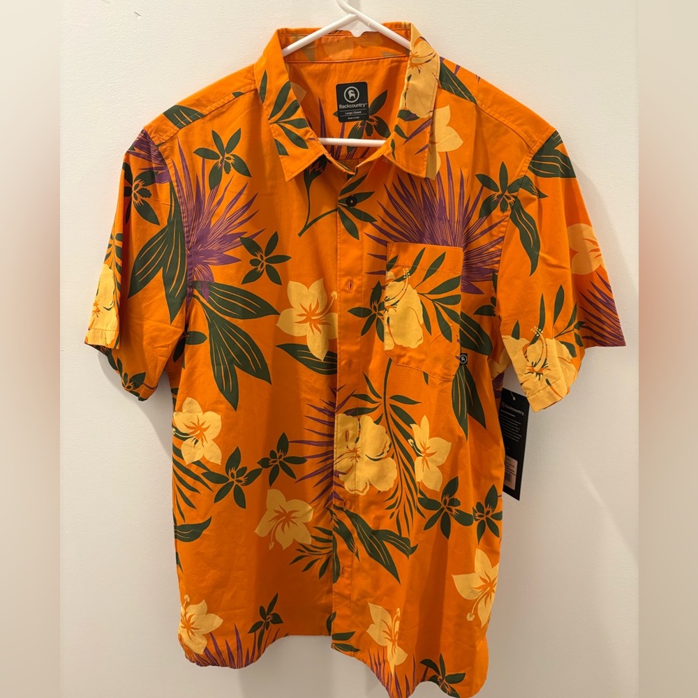 Shirt Backcountry Short-Sleeve Casual Button Down Shirt - Past Season - Men's L